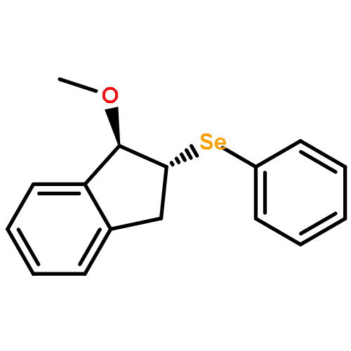 1H-Indene, 2,3-dihydro-1-methoxy-2-(phenylseleno)-, trans-