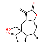 AZULENO[6,5-B]FURAN-2(3H)-ONE, DECAHYDRO-5-HYDROXY-4A-(HYDROXYMETHYL)-8-METHYL-3-METHYLENE-, [3AR-(3A.ALPHA.,4A.BETA.,5.BETA.,7A.ALPHA.,8.BETA.,9A.ALPHA.)]- 