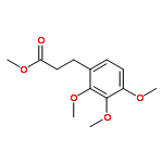 Benzenepropanoic acid, 2,3,4-trimethoxy-, methyl ester