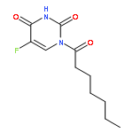 2,4(1H,3H)-PYRIMIDINEDIONE, 5-FLUORO-1-(1-OXOHEPTYL)-