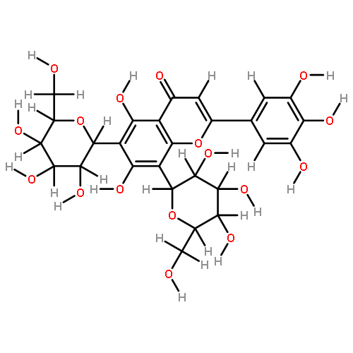 6,8-Diglucopyranosyl-3',4',5,5',7-pentahydroxyflavone