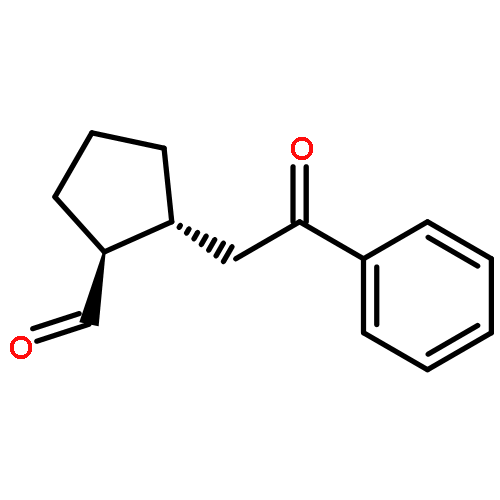 Cyclopentanecarboxaldehyde, 2-(2-oxo-2-phenylethyl)-, (1S,2R)-