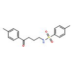 BENZENESULFONAMIDE, 4-METHYL-N-[4-(4-METHYLPHENYL)-4-OXOBUTYL]-