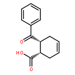 3-CYCLOHEXENE-1-CARBOXYLIC ACID, 6-BENZOYL-, (1S,6R)-