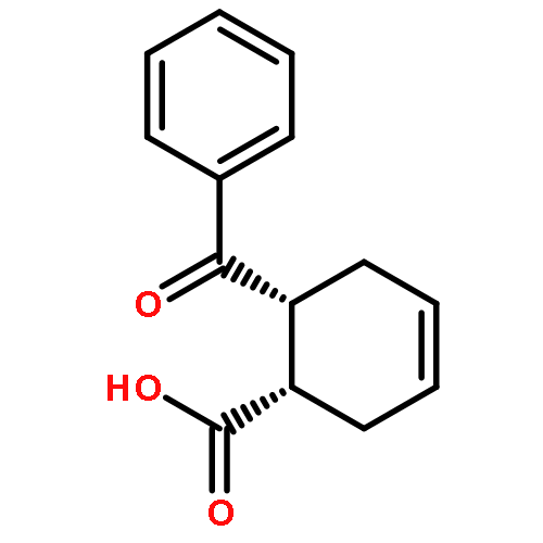 3-CYCLOHEXENE-1-CARBOXYLIC ACID, 6-BENZOYL-, (1S,6R)-