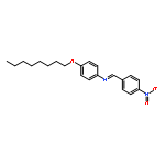 N-[(4-nitrophenyl)methylene]-4-(octyloxy)benzenamine