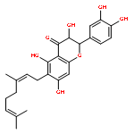 6-geranyl-3,3',4',5,7-pentahydroxyflavanone