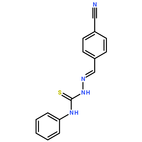 HYDRAZINECARBOTHIOAMIDE, 2-[(4-CYANOPHENYL)METHYLENE]-N-PHENYL-