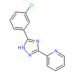 2-[3-(3-CHLOROPHENYL)-1H-1,2,4-TRIAZOL-5-YL]PYRIDINE 