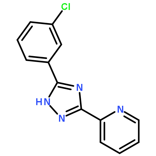 2-[3-(3-CHLOROPHENYL)-1H-1,2,4-TRIAZOL-5-YL]PYRIDINE 