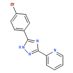 PYRIDINE, 2-[5-(4-BROMOPHENYL)-1H-1,2,4-TRIAZOL-3-YL]-