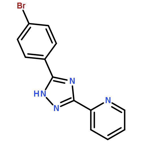 PYRIDINE, 2-[5-(4-BROMOPHENYL)-1H-1,2,4-TRIAZOL-3-YL]-