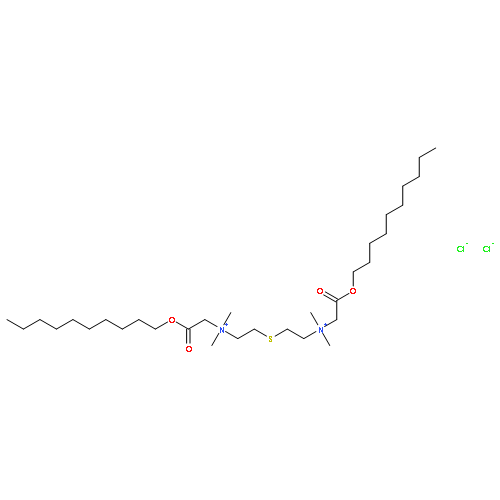 (2-DECOXY-2-OXOETHYL)-[2-[2-[(2-DECOXY-2-OXOETHYL)-DIMETHYLAZANIUMYL]ETHYLSULFANYL]ETHYL]-DIMETHYLAZANIUM;DICHLORIDE 