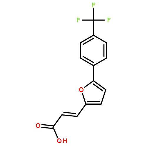 2-PROPENOIC ACID, 3-[5-[4-(TRIFLUOROMETHYL)PHENYL]-2-FURANYL]-, (2E)-