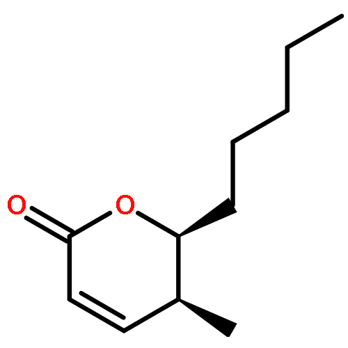 2H-PYRAN-2-ONE, 5,6-DIHYDRO-5-METHYL-6-PENTYL-, (5S,6S)-