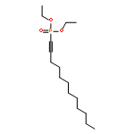 Phosphonic acid, 1-dodecynyl-, diethyl ester