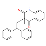 2,4(1H,3H)-QUINOLINEDIONE, 3-(2,2-DIPHENYLETHENYL)-3-METHYL-