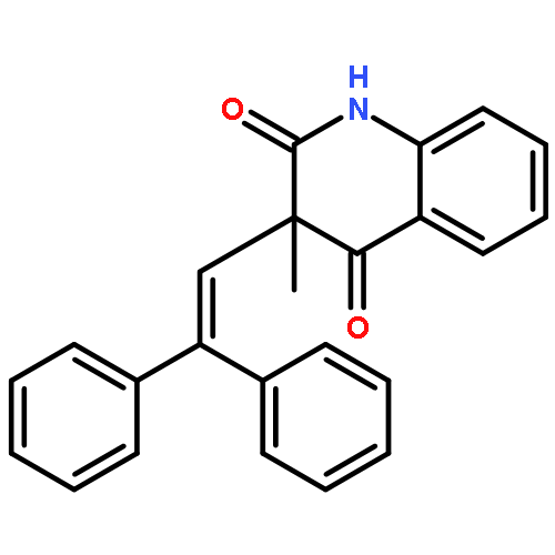 2,4(1H,3H)-QUINOLINEDIONE, 3-(2,2-DIPHENYLETHENYL)-3-METHYL-