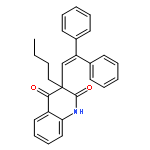 2,4(1H,3H)-QUINOLINEDIONE, 3-BUTYL-3-(2,2-DIPHENYLETHENYL)-