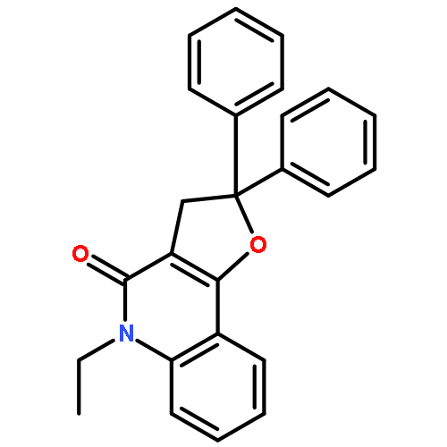 Furo[3,2-c]quinolin-4(2H)-one, 5-ethyl-3,5-dihydro-2,2-diphenyl-