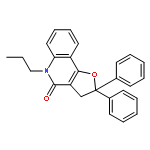 FURO[3,2-C]QUINOLIN-4(2H)-ONE, 3,5-DIHYDRO-2,2-DIPHENYL-5-PROPYL-