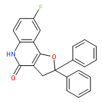 Furo[3,2-c]quinolin-4(2H)-one, 8-fluoro-3,5-dihydro-2,2-diphenyl-