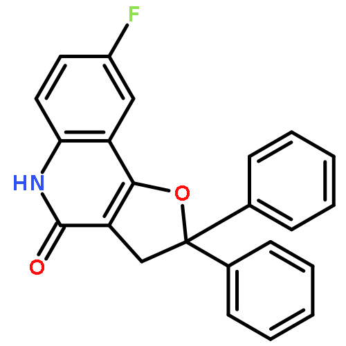 Furo[3,2-c]quinolin-4(2H)-one, 8-fluoro-3,5-dihydro-2,2-diphenyl-