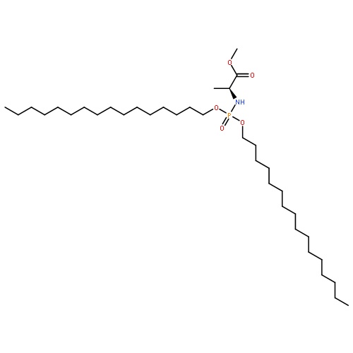 L-ALANINE, N-[BIS(HEXADECYLOXY)PHOSPHINYL]-, METHYL ESTER