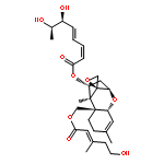 (4alpha)-15-{[(2E)-5-hydroxy-3-methylpent-2-enoyl]oxy}-12,13-epoxytrichothec-9-en-4-yl (2Z,4E,6S,7R)-6,7-dihydroxyocta-2,4-dienoate