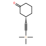 Cyclohexanone, 3-[(trimethylsilyl)ethynyl]-, (3S)-