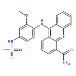 9-[4-(METHANESULFONAMIDO)-2-METHOXYANILINO]ACRIDINE-4-CARBOXAMIDE 