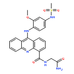 N-(2-amino-2-oxoethyl)-9-({2-methoxy-4-[(methylsulfonyl)amino]phenyl}amino)acridine-4-carboxamide