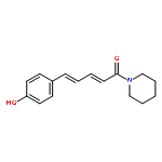 PIPERIDINE, 1-[(2E,4E)-5-(4-HYDROXYPHENYL)-1-OXO-2,4-PENTADIENYL]-