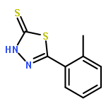 5-(2-METHYLPHENYL)-3H-1,3,4-THIADIAZOLE-2-THIONE 