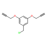 Benzene, 1-(chloromethyl)-3,5-bis(2-propynyloxy)-