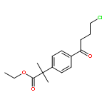 ETHYL 4-(4-CHLORO-1-OXOBUTYL)-ALPHA,ALPHA-DIMETHYLBENZENEACETATE 