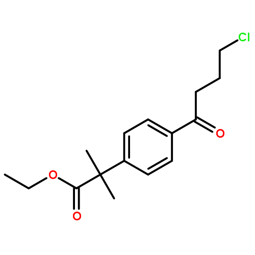 ETHYL 4-(4-CHLORO-1-OXOBUTYL)-ALPHA,ALPHA-DIMETHYLBENZENEACETATE 