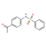 N-(4-ACETYLPHENYL)BENZENESULFONAMIDE 