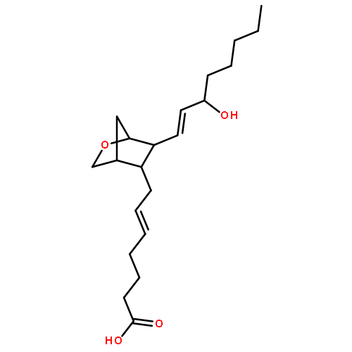 5-Heptenoic acid,7-[6-(3-hydroxy-1-octenyl)-2-oxabicyclo[2.2.1]hept-5-yl]- (9CI)