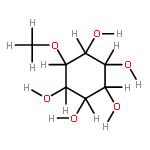 1r-Methoxy-cyclohexanpentol-(2c.3t.4c.5t.6c)