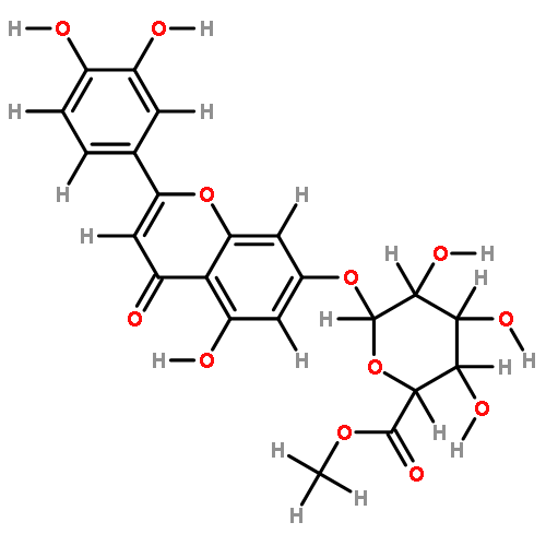 7-O-beta-D-Glucuronoside,Me ester-3',4',5,7-Tetrahydroxyflavone