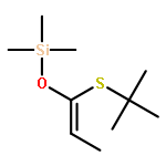 Silane, [[1-[(1,1-dimethylethyl)thio]-1-propenyl]oxy]trimethyl-, (E)-