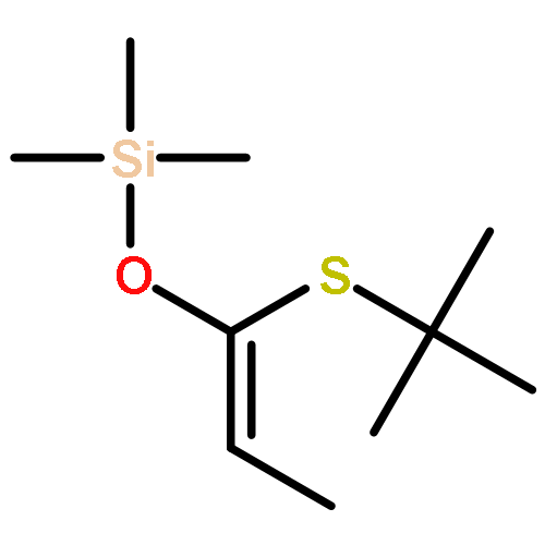 Silane, [[1-[(1,1-dimethylethyl)thio]-1-propenyl]oxy]trimethyl-, (E)-