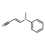 2-Propenenitrile, 3-(methylphenylamino)-, (E)-