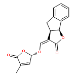 2H-Indeno[1,2-b]furan-2-one,3-[[[(2R)-2,5-dihydro-4-methyl-5-oxo-2-furanyl]oxy]methylene]-3,3a,4,8b-tetrahydro-,(3E,3aR,8bS)-rel-