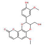 (2R,3R)-2-(4-hydroxy-3-methoxyphenyl)-3-(hydroxymethyl)-5-methoxy-2,3-dihydro-9H-[1,4]dioxino[2,3-h]chromen-9-one