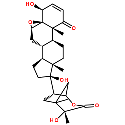 ANDROST-2-EN-1-ONE, 5,6-EPOXY-4,17-DIHYDROXY-17-(4-HYDROXY-4,5-DIMETHYL-3-OXO-2-OXABICYCLO[3.2.1]OCT-7-YL)-, [4.BETA.,5.BETA.,6.BETA.,17.BETA.,17(1R,4R,5R,7S)]- 