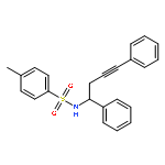 Benzenesulfonamide, N-(1,4-diphenyl-3-butynyl)-4-methyl-