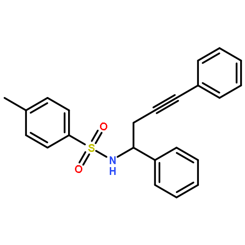 Benzenesulfonamide, N-(1,4-diphenyl-3-butynyl)-4-methyl-