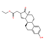 ESTRA-1,3,5(10)-TRIENE-16-ACETIC ACID, 3-HYDROXY-17-OXO-, ETHYL ESTER